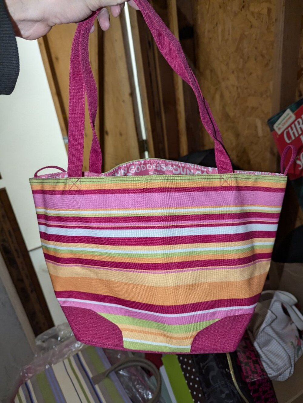 Lancome multicolor tote